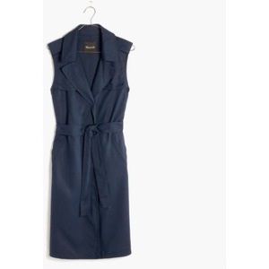 Madewell Sleeveless Trench Jacket / Dress